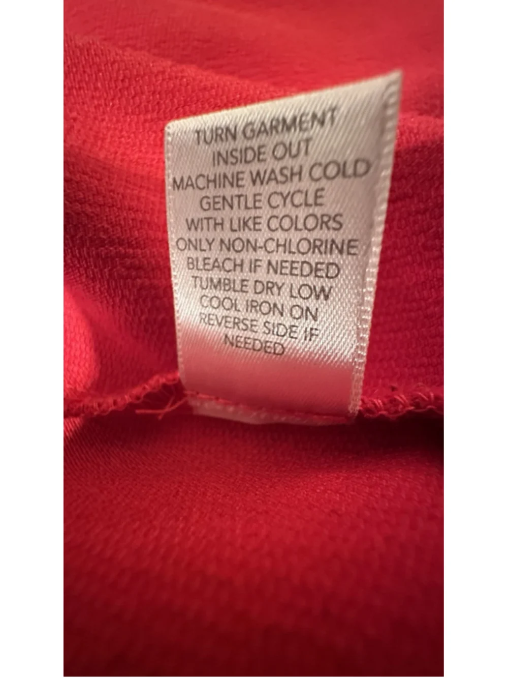 CJ Christopher Banks Corduroy Vest Womens 2X RED Lightweight High Neck Zipper